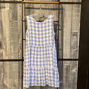 Periwinkle Gingham Dress